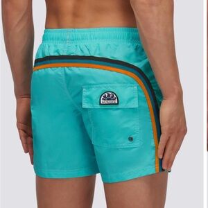 NWT Sundek ICONIC TAFFETA STRETCH WAIST SWIM TRUNKS